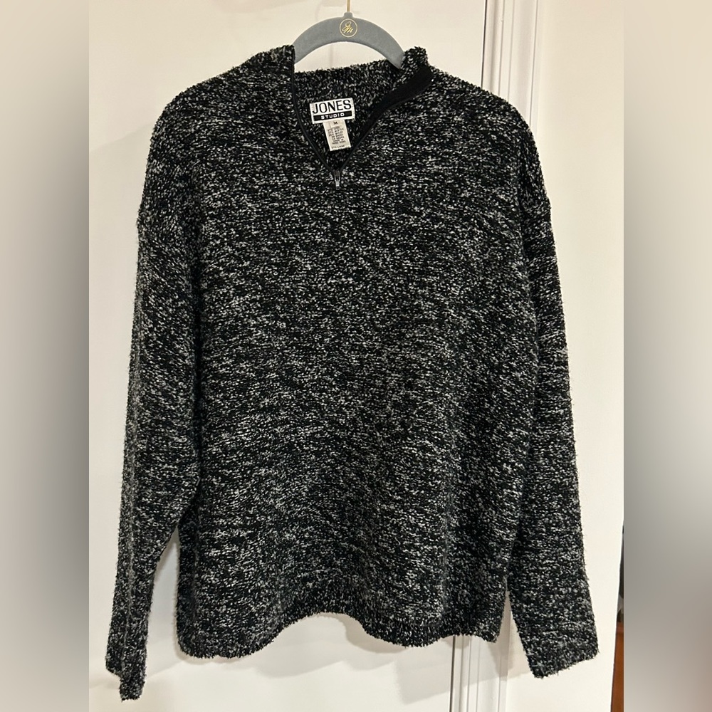 Jones Studio Fleece 1/4 Zip Pullover women’s size M